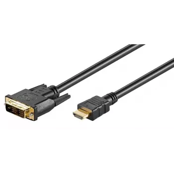 Microconnect HDM191815 vaizdo kabelio adapteris 5 m HDMI DVI-D juodas