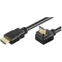 Microconnect HDM19191V2.0A90 HDMI kabelis 1 m HDMI Type A (Standard) Juoda
