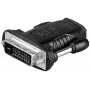 Microconnect HDM19F24 kabelinis sąsajos keitiklis HDMI Type A į DVI-D Dual Link (24+1 kaištis) juodas