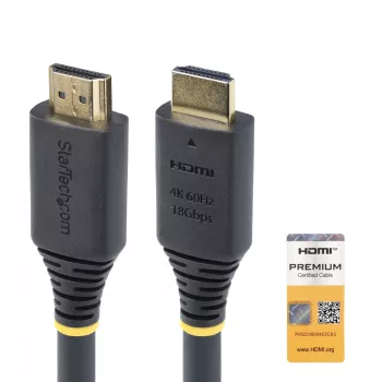 StarTech.com 10m (32.8ft) aktyvus didelės spartos HDMI kabelis, 4K 60Hz/1440p 144Hz, HDR10/HDCP 2.2/ARC, 18Gbps, UHD HDMI 2.0 laidas televizoriui/monitoriui/ekranui, TPE apvalkalas