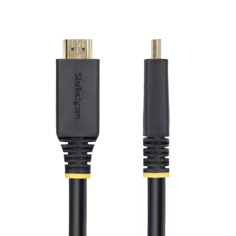StarTech.com 10m (32.8ft) aktyvus didelės spartos HDMI kabelis, 4K 60Hz/1440p 144Hz, HDR10/HDCP 2.2/ARC, 18Gbps, UHD HDMI 2.0 laidas televizoriui/monitoriui/ekranui, TPE apvalkalas