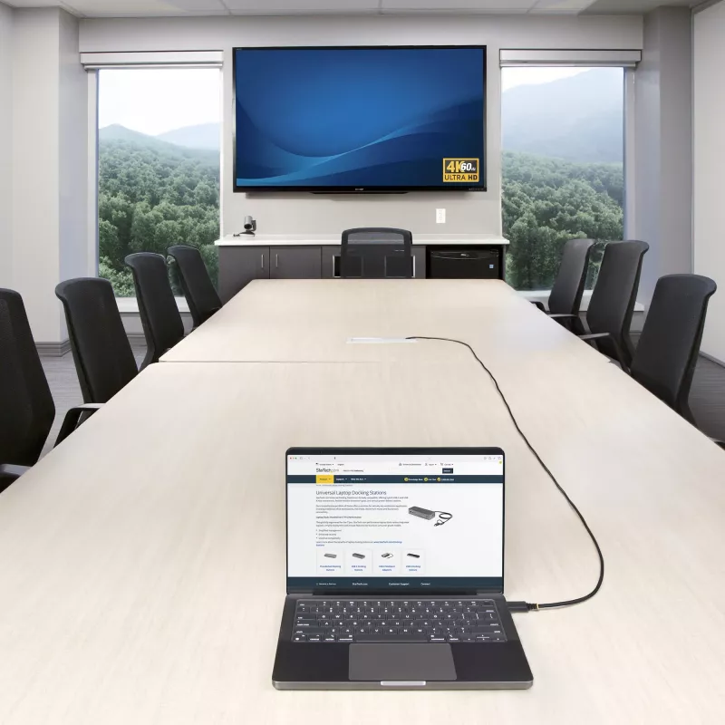 StarTech.com 10m (32.8ft) aktyvus didelės spartos HDMI kabelis, 4K 60Hz/1440p 144Hz, HDR10/HDCP 2.2/ARC, 18Gbps, UHD HDMI 2.0 laidas televizoriui/monitoriui/ekranui, TPE apvalkalas