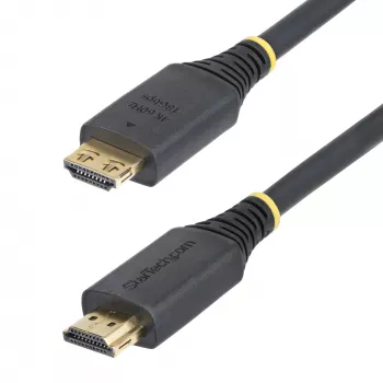StarTech.com 15 pėdų (4,5 m) didelės spartos HDMI laidas su fiksuojančiomis jungtimis, 4K 60Hz/1440p 144Hz, HDR10/HDCP 2.2/ARC, 18 Gbps, UHD HDMI 2.0 laidas televizoriui/monitoriui/ekranui, TPE apvalkalas