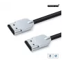 Microconnect HDMISUPERSLIM015M HDMI kabelis 1,5 m HDMI A tipo (standartinis) juodas, metalinis
