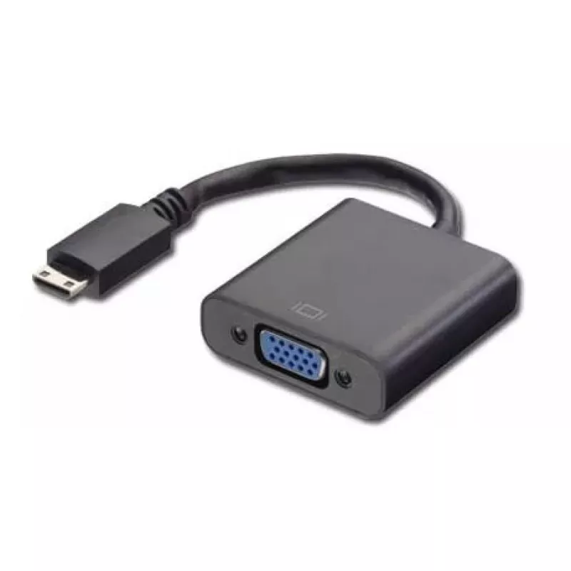 „Microconnect HDMIVGAB“ vaizdo kabelio adapteris 0,15 m HDMI Type C (Mini) VGA (D-Sub) juodas