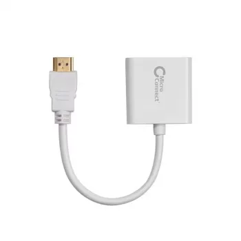 Microconnect HDMVGA1 vaizdo kabelio adapteris 0,15 m HDMI A tipo (standartinis) VGA (D-Sub) Baltas