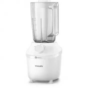 Stalinis trintuvas „Philips HR2041/00“ – 450 W, 1,9 l plastikinis indas, nerūdijančio plieno peiliai, baltas