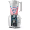 Stalinis trintuvas „Philips HR2041/00“ – 450 W, 1,9 l plastikinis indas, nerūdijančio plieno peiliai, baltas