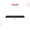 Garso juosta Sony HT-A3000 juoda 3.1 kanalai 250 W