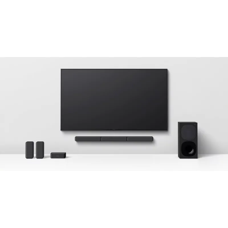 Namų kino kolonėlių sistema Sony HT-S40R 5.1 kanalų 600 W belaidė juoda