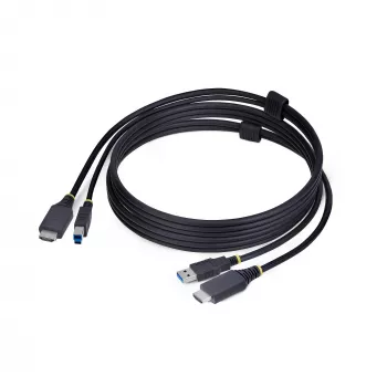 StarTech.com 1,8 m HDMI ir USB 5 Gbps KVM laidas, 4K 60 Hz, HDMI 2.0 ir USB kombinuotasis laidas KVM komutatoriams