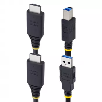 StarTech.com 1,8 m HDMI ir USB 5 Gbps KVM laidas, 4K 60 Hz, HDMI 2.0 ir USB kombinuotasis laidas KVM komutatoriams