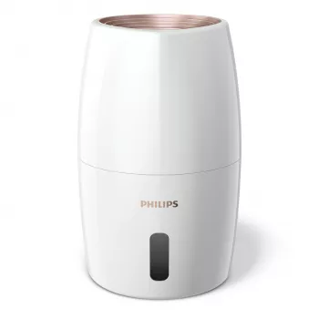 Drėkintuvas Philips HU2716/10 — 2 L bakelis, 17 W, 220–240 V, balta/rožinis auksas, kompaktiškas 220×220×350 mm