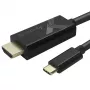 Techly IADAP-USBC-HDMI5TY vaizdo kabelio adapteris 5 m USB Type-C HDMI Type A (Standard) juodas