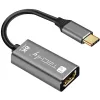 “Techly” IADAP-USBC-HDMI8 USB grafikos adapteris 7680 x 4320 pikselių juoda, sidabrinė