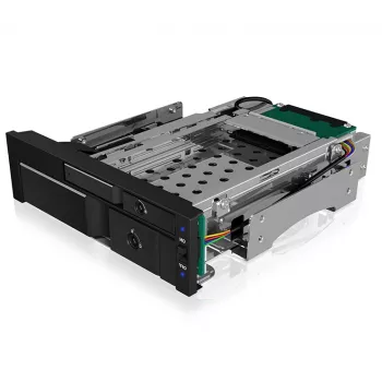 ICY BOX IB-173SSK 13,3 cm (5,25 colio) saugojimo diskų dėklas juodas