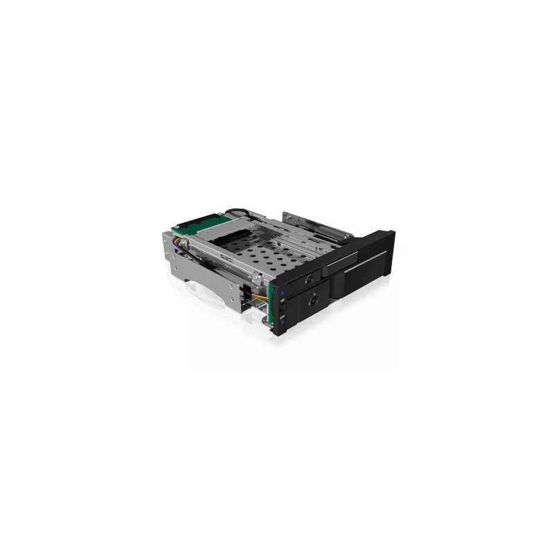 ICY BOX IB-173SSK 13,3 cm (5,25 colio) saugojimo diskų dėklas juodas