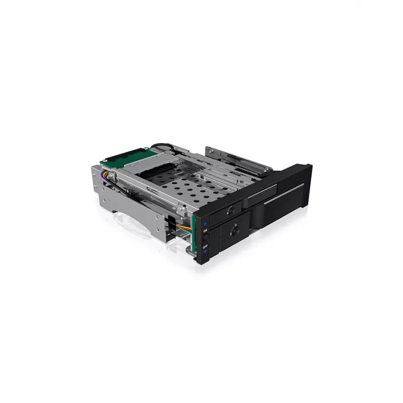 ICY BOX IB-173SSK 13,3 cm (5,25 colio) saugojimo diskų dėklas juodas