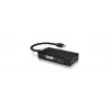 ICY BOX IB-AC1032 Mini DisplayPort DVI-D + VGA (D-Sub) + HDMI juodas