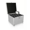 ICY BOX IB-AC628 Lagaminas Metalas, Plastikas Sidabrinis