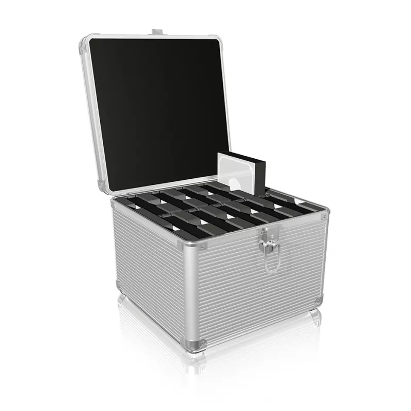 ICY BOX IB-AC628 Lagaminas Metalas, Plastikas Sidabrinis