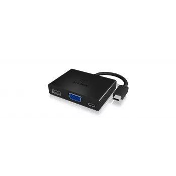 ICY BOX IB-DK4032-CPD USB-C į VGA daugiafunkcis adapteris