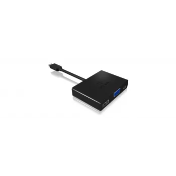 ICY BOX IB-DK4032-CPD USB-C į VGA daugiafunkcis adapteris