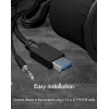 ICY BOX IB-HUB1403A lizdas Juoda