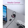 ICY BOX IB-HUB1404A lizdas Juoda