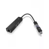 ICY BOX IB-HUB1439-LAN laidinis USB 3.2 Gen 1 (3.1 Gen 1) Type-A juodas