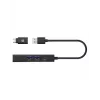 ICY BOX IB-HUB1439-LAN laidinis USB 3.2 Gen 1 (3.1 Gen 1) Type-A juodas
