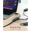 ICY BOX IB-HUB1439-LAN laidinis USB 3.2 Gen 1 (3.1 Gen 1) Type-A juodas