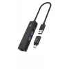 ICY BOX IB-HUB1439-LAN laidinis USB 3.2 Gen 1 (3.1 Gen 1) Type-A juodas