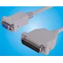 Microconnect IBM029-2 nuoseklusis laidas pilkas 1.8 m DB25 DB9