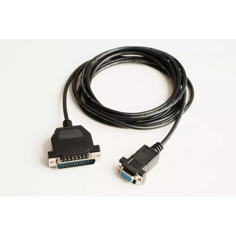Microconnect IBM029B nuoseklusis laidas juodas 3 m DB9 DB25