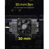ICY BOX IB-M2HSF-705 kietojo kūno disko aušintuvas/radiatorius 3 cm sidabrinis 1 vnt.