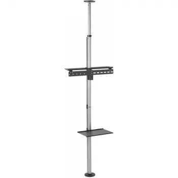 Techly ICA-TR32 TV laikiklis/stovas 177,8 cm (70 colių) Sidabrinis