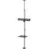 Techly ICA-TR32 TV laikiklis/stovas 177,8 cm (70 colių) Sidabrinis