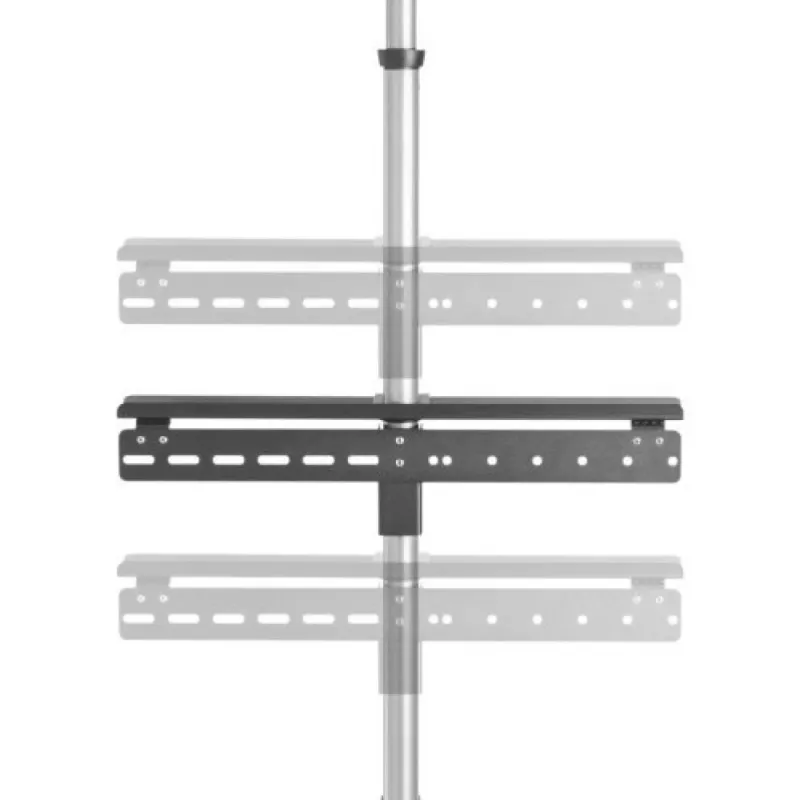 Techly ICA-TR32 TV laikiklis/stovas 177,8 cm (70 colių) Sidabrinis