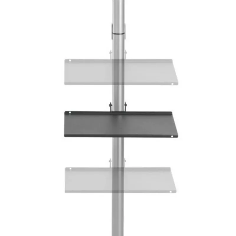 Techly ICA-TR32 TV laikiklis/stovas 177,8 cm (70 colių) Sidabrinis
