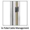 Techly ICA-TR32 TV laikiklis/stovas 177,8 cm (70 colių) Sidabrinis