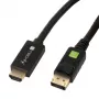 Techly keitiklio laidas 1m DisplayPort į HDMI 1.2 4K ICOC DSP-H12-010