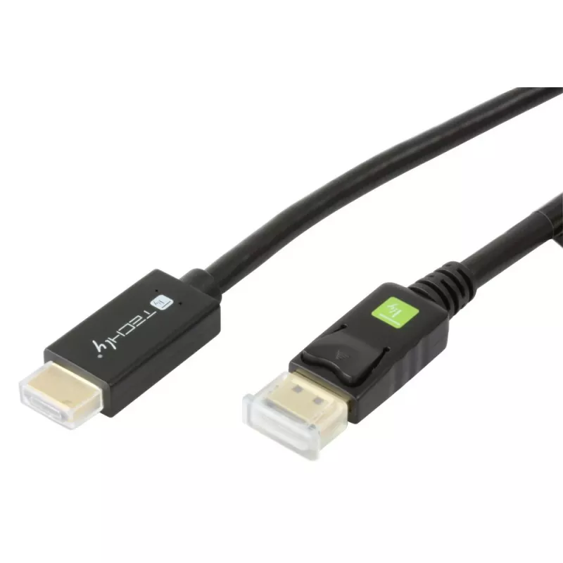 Techly keitiklio laidas 1m DisplayPort į HDMI 1.2 4K ICOC DSP-H12-010
