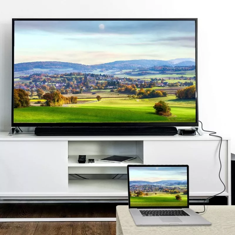 Techly keitiklio laidas 1m DisplayPort į HDMI 1.2 4K ICOC DSP-H12-010