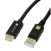 Techly keitiklio kabelis 2 m DisplayPort į HDMI 1.2 4K ICOC DSP-H12-020