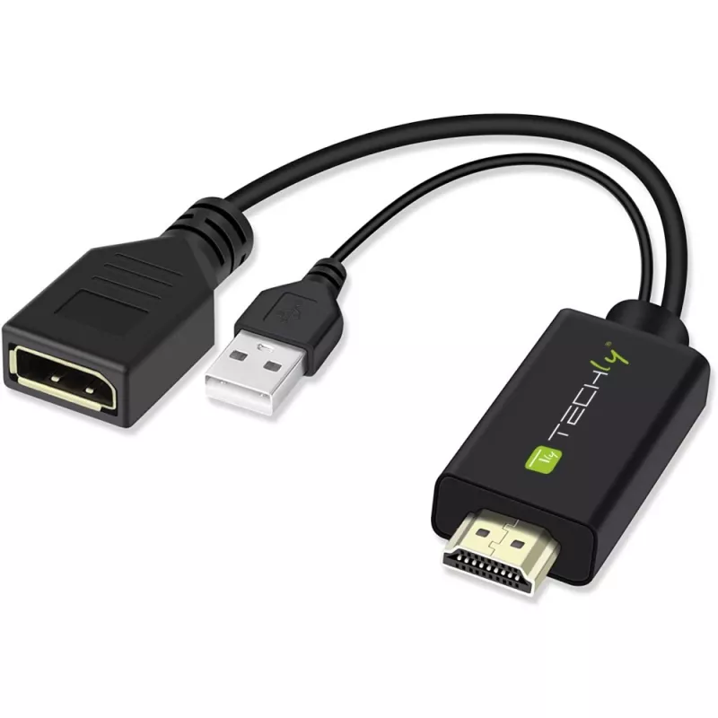 Vaizdo signalo keitiklis Techly ICOC HDMI-DP12A 4096x2160 120Hz