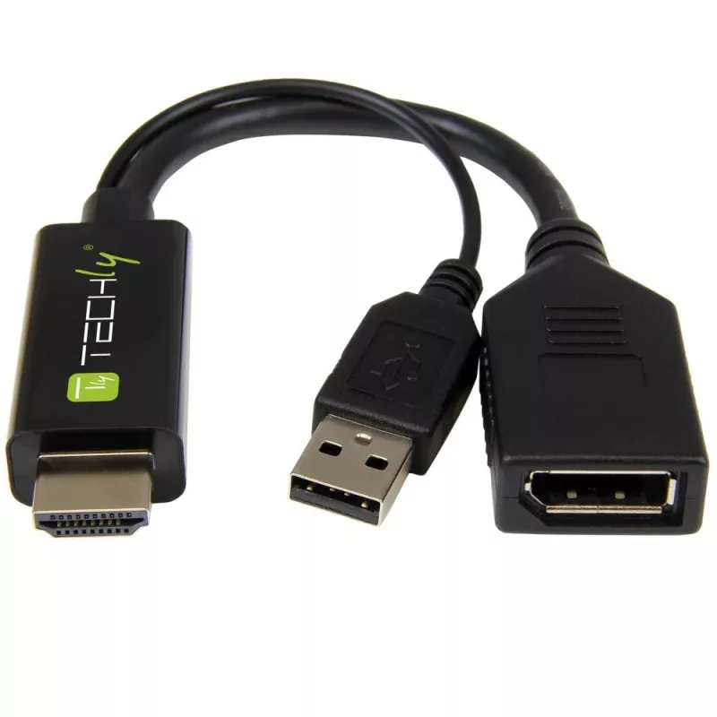 Vaizdo signalo keitiklis Techly ICOC HDMI-DP12A 4096x2160 120Hz