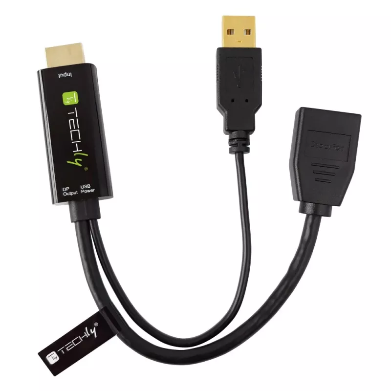 Vaizdo signalo keitiklis Techly ICOC HDMI-DP12A 4096x2160 120Hz