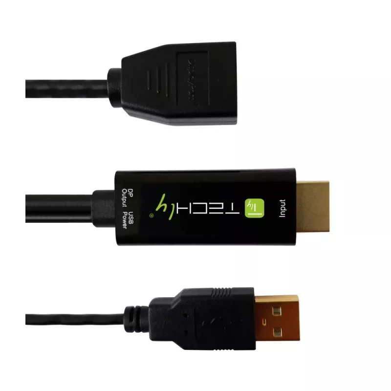 Vaizdo signalo keitiklis Techly ICOC HDMI-DP12A 4096x2160 120Hz