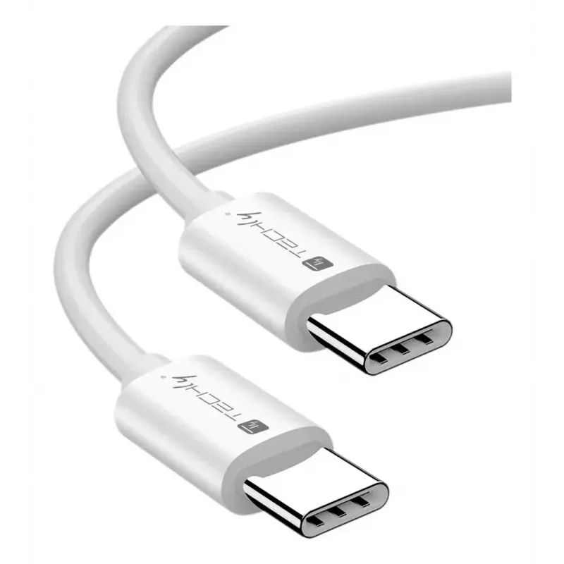 Techly ICOC-MU4-20G240W2 USB kabelis USB4 Gen 2x2 2 m USB C Baltas